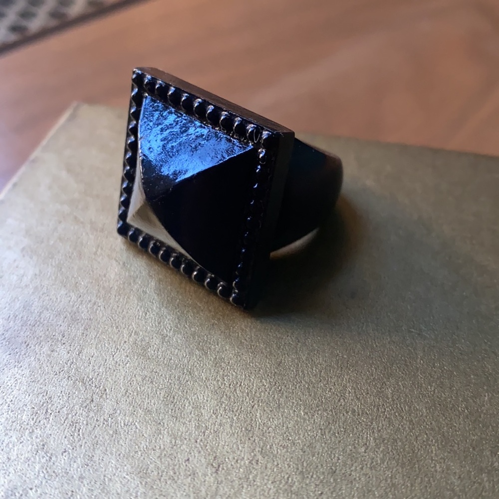 Black Acrylic Ring